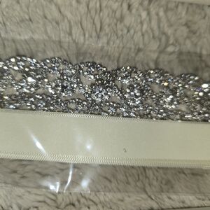 Elegant Silver Rhinestone Headband